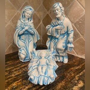 Vintage Antique Nativity Set